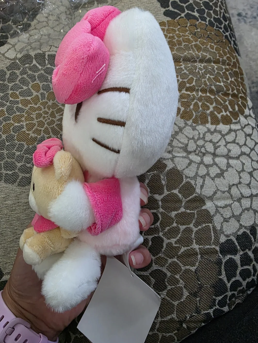 Hello Kitty Plush with Pink Bow & Teddy